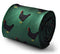 dark green tie with black chicken design